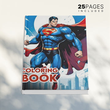 Super Man Coloring Book