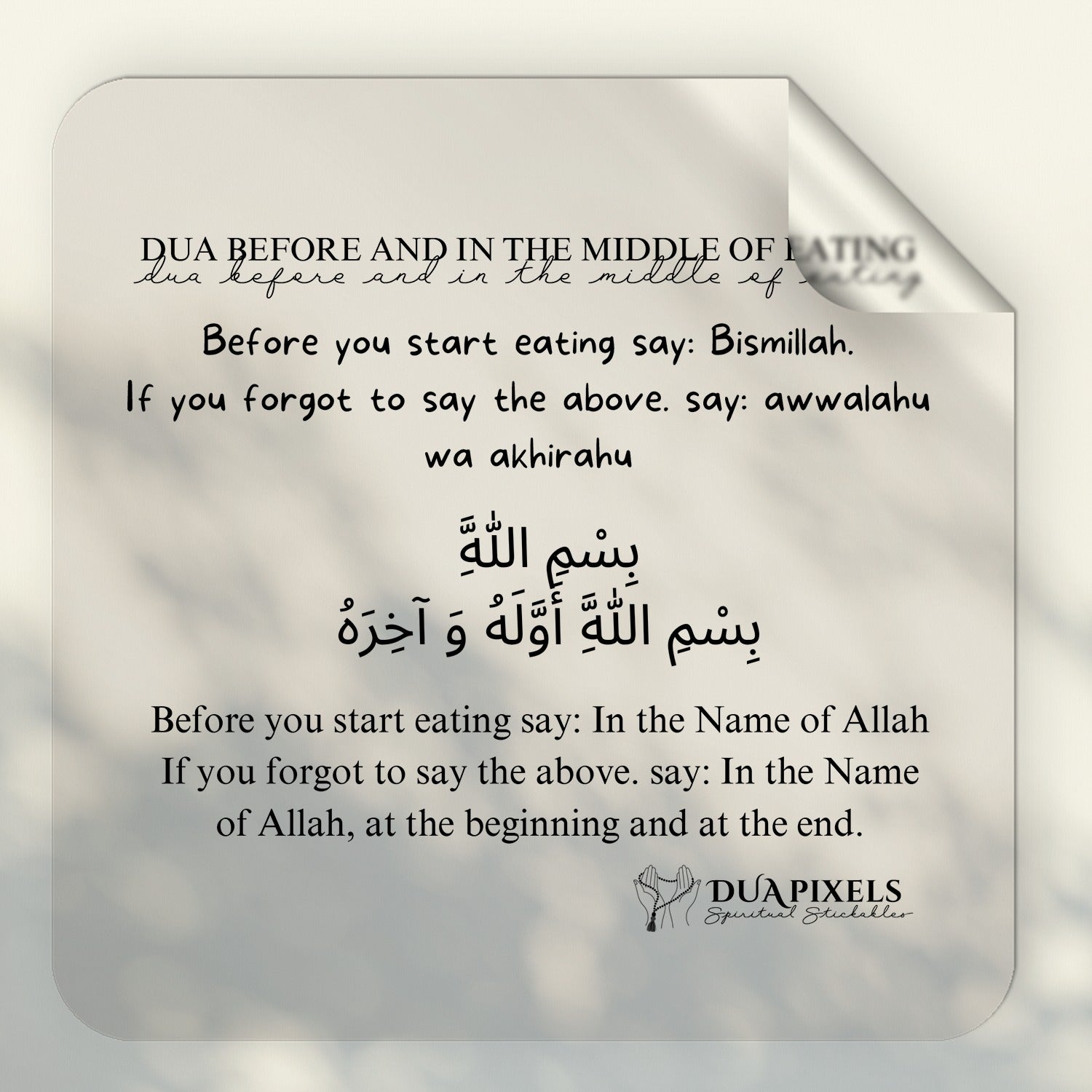 Daily Duas detail view 17