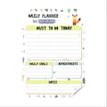 Daily Planner Fox Design Transparent Sticker Planner | With Dry Erase Marker