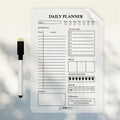 DuaPixels Reusable Daily Planner Sticker for Wall — 24x16" Dry Erase Whiteboard Sticker with Free Marker